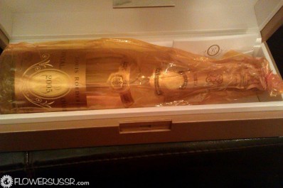 Элитное шампанское Кристал для получателя в Москве
