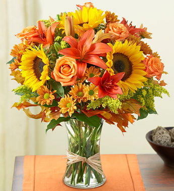 Flower arrangement with delivery