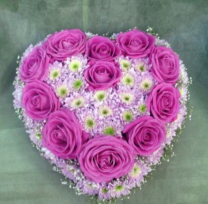 Order flower heart to Russia