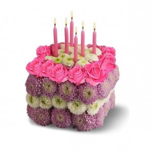 Order flower cake to Russia, Ukraine and Belarus