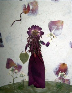 Pressed flowers picture