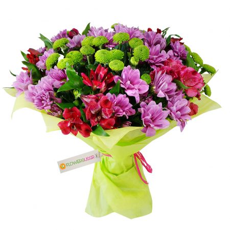 Bright bouquet to Russia and Ukraine