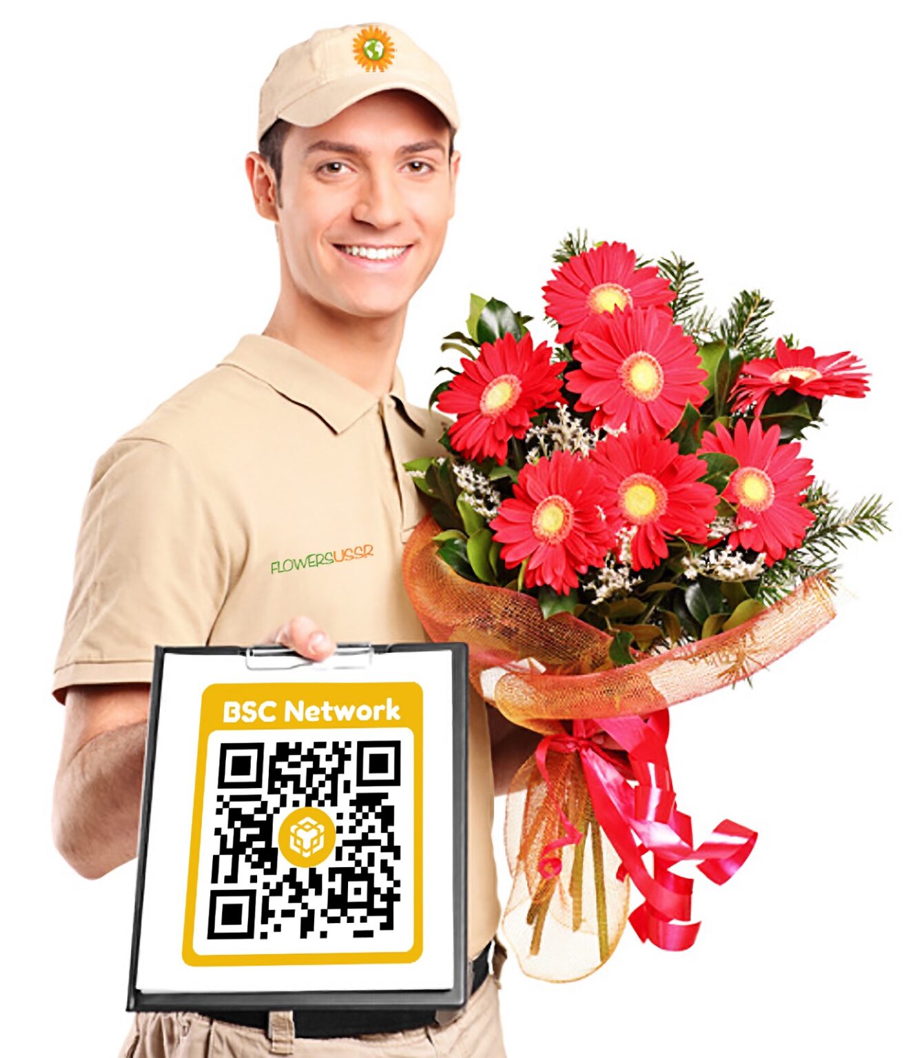 Send Flowers Worldwide and Pay with Binance Coin (BNB)